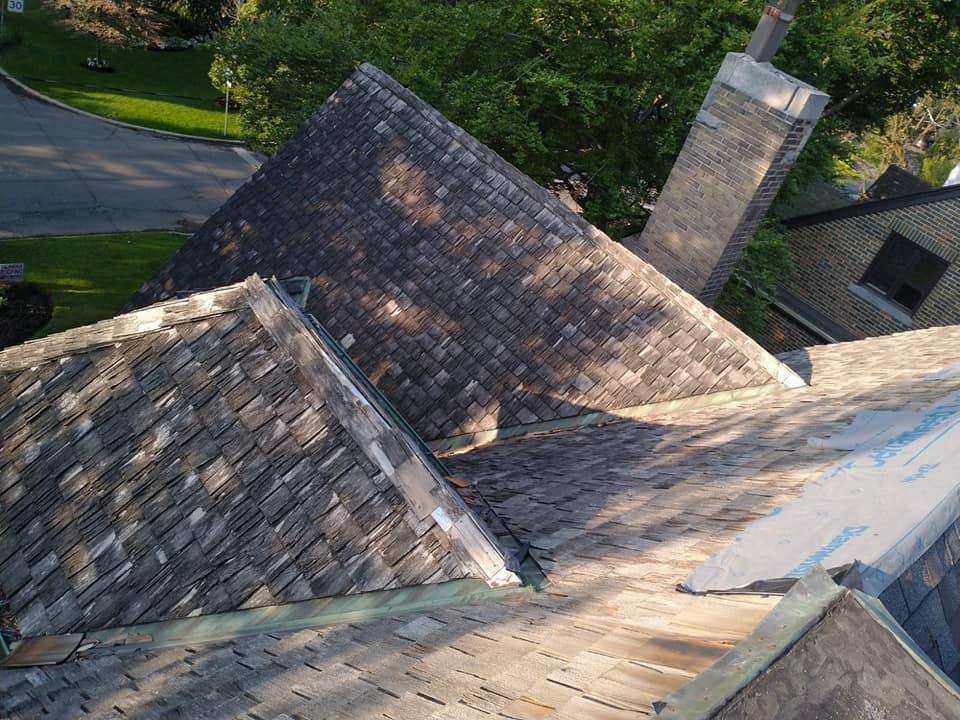 Cedar and Copper Roofing Project